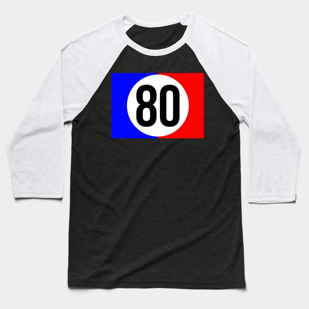 Classic Racing Numbers Baseball T-Shirt by BAOM_OMBA